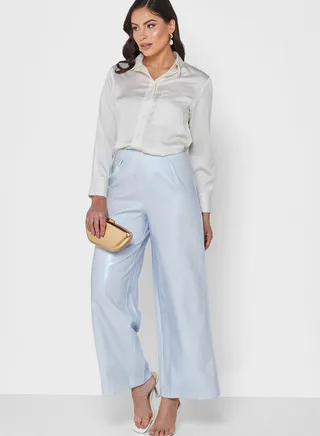 Shimmer Wide Leg Pants