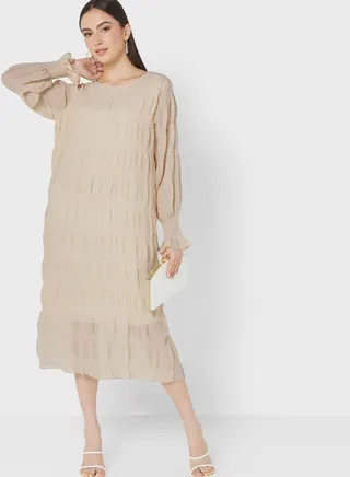 Textured Shift Dress
