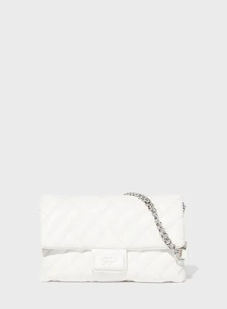 Chain Detailed Crossbody Bag