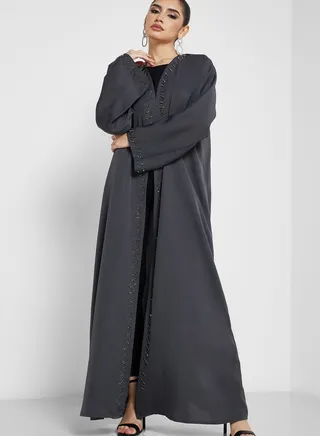 Embellished Detail Abaya