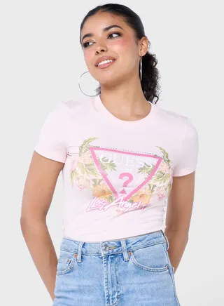 Crew Neck Printed T-Shirt
