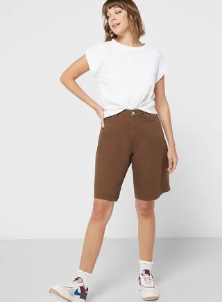 High Waist Denim Shorts
