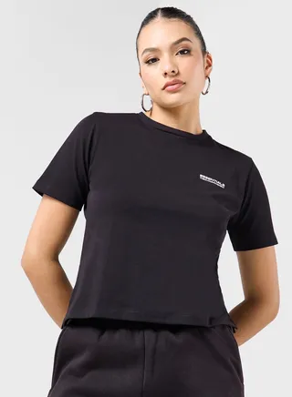 Regular Logo Space Printed T-Shirt