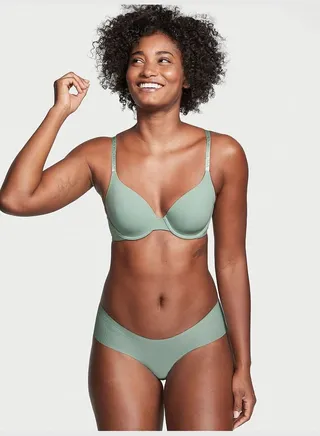 No-Show Ribbed Cheeky Panty