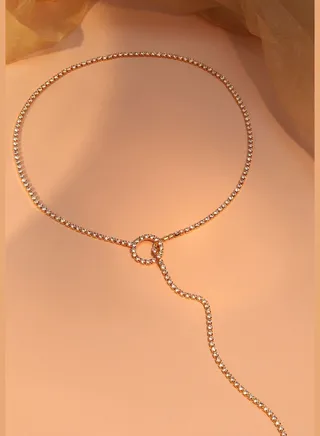 Gold Plated Designer Party Necklace For Women