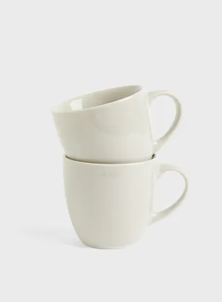 2-Pack Porcelain Mugs