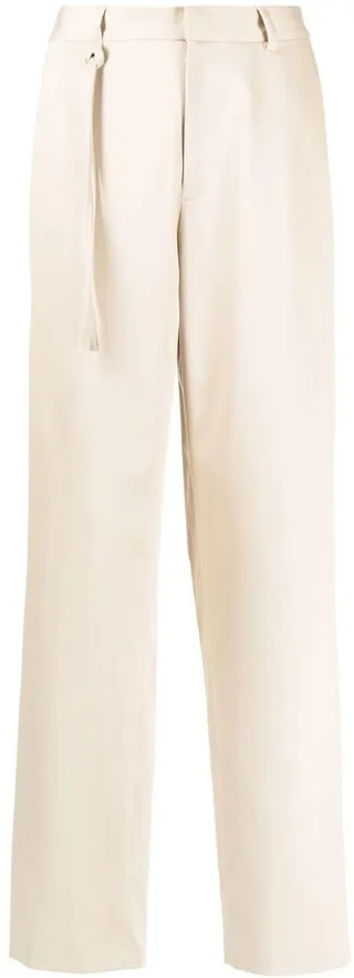 Straight-Leg Tailored Trousers