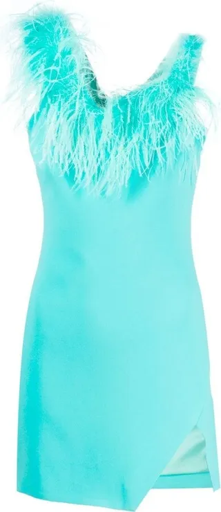 Feather Detail Dress