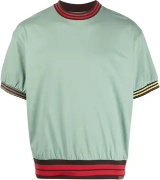 Contrast Stitiching T-Shirt