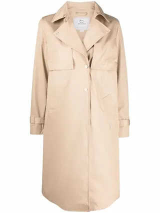 Button-Up Trench Coat
