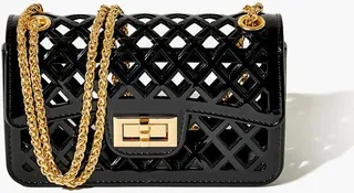 Lattice Crossbody Bag