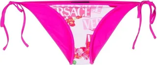Reversible Logo Orchid bikini bottoms