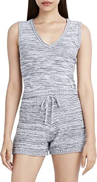 BCBGeneration Women's Knit Sweater V Neck Tank Top