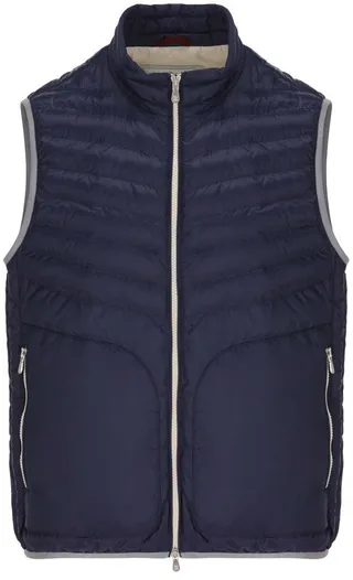 Brunello Cucinelli Quilted Zipped Padded Gilet