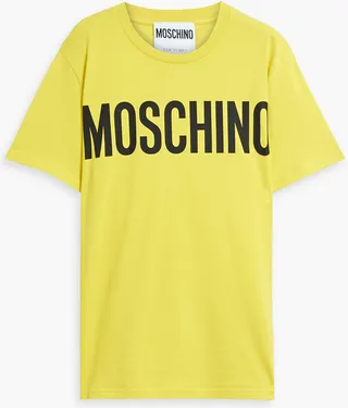 Printed cotton-jersey T-shirt