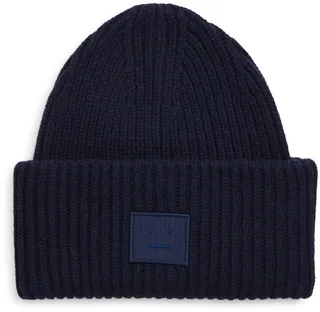 Face Patch Wool Beanie