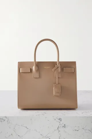 SAINT LAURENT - Sac De Jour Baby Leather Tote - Brown