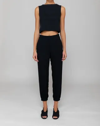 Lori Jogger Pant in Black