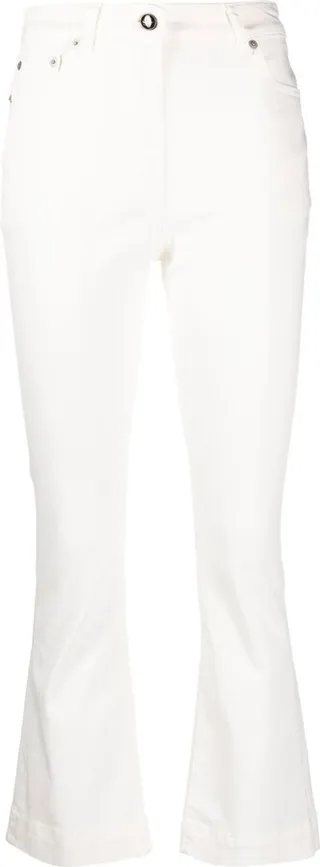 SEMICOUTURE- Cropped Cotton Trousers