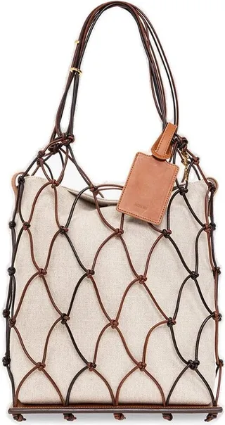 Jacquemus Le Filet Pralu Fishnet Bag