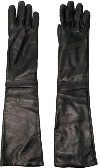 Leather Long-Length Gloves