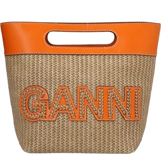 'small Raffia 17 Tote' Crossbody Bag