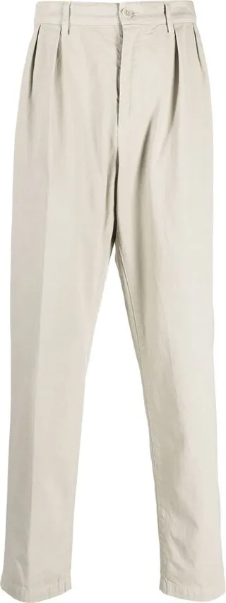 High-Waisted Tapered Jeans