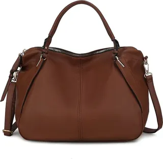 MKF Collection by Mia K Fiorella Weekender Vegan Leather Women’s Handbag - Brown