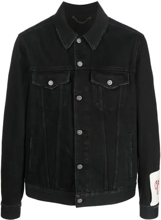 Logo-Patch Denim Jacket