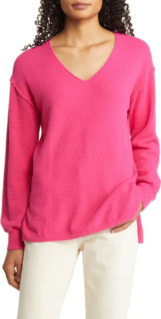 V-Neck Tunic Sweater