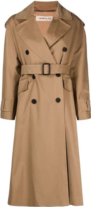 Double-Breasted Trench Coat