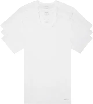 3-Pack Slim Fit Cotton Crewneck T-Shirt