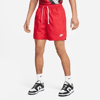 Men's Nike Sportswear Sport Essentials Woven Lined Flow Shorts in Red