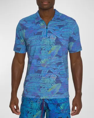 Men's Paradise Garage Quarter-Zip Polo Shirt
