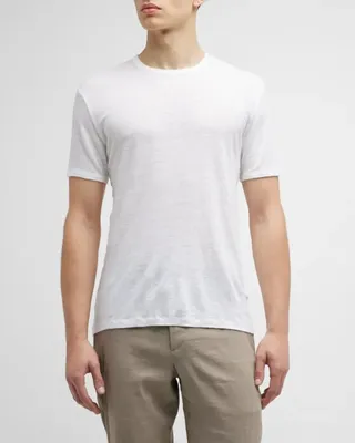 Men's Piece-Dyed Linen T-Shirt