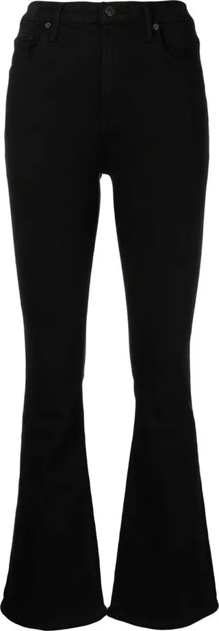 High-Waisted Boot-Cut Jeans