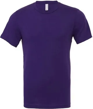 BELLA + CANVAS Unisex Jersey Crew Neck Short Sleeve T-Shirt - Team Purple