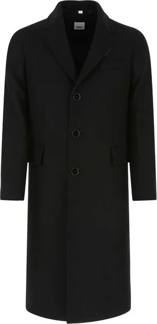 Burberry Logo Patch Longline Coat