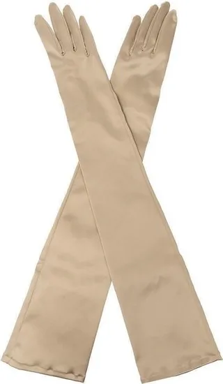 Dolce & Gabbana X Kim Long Stretch Satin Gloves