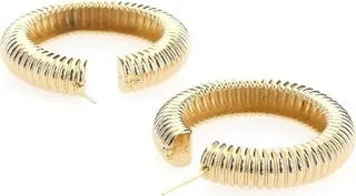Amina Muaddi Ami Hoop Earrings