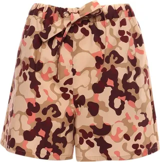 Moncler Camo Printed Drawstring Track Shorts