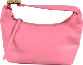 Top Zip Logo Shoulder Bag