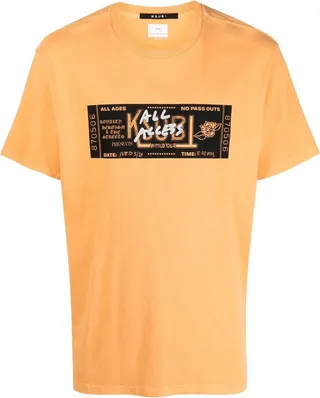 logo-print cotton T-shirt