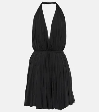 Gathered minidress