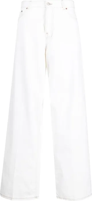 High-Waisted Wide-Leg Jeans