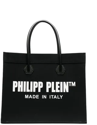 Logo Print Shopper Tote