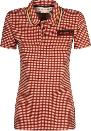 Logo Patch Polo Shirt