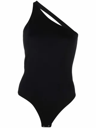 ALEXANDER MCQUEEN- Cotton One Shoulder Body