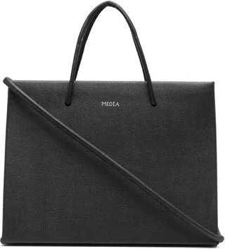 Logo-Lettering Tote Bag