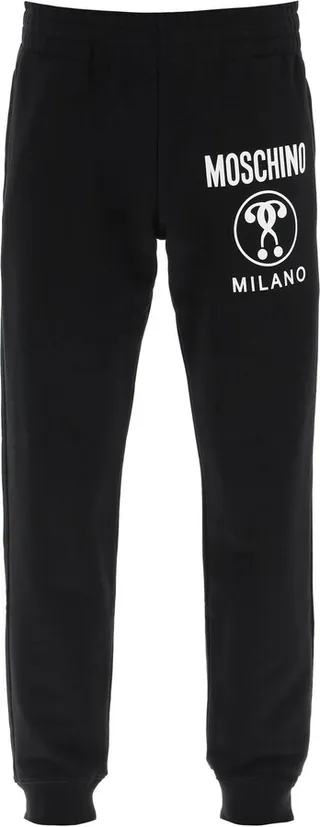 Moschino Double Question Mark Logo Sweatpants